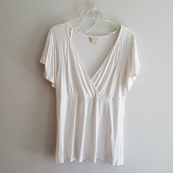 Michael Kors cream color soft top. - Picture 2 of 7